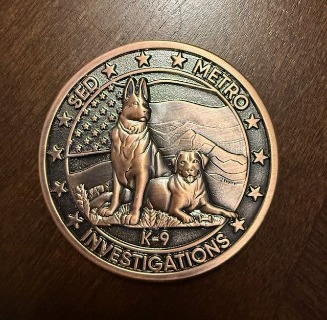 K9 Challenge Coin – 2" SED